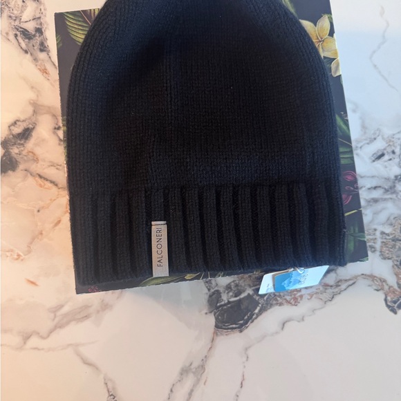 Falconeri cashmere black beanie - Picture 2 of 3